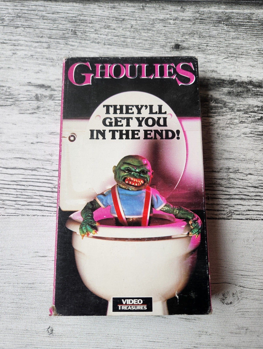 Ghoulies OOP VHS Video Treasures Charles Band Horror 1985